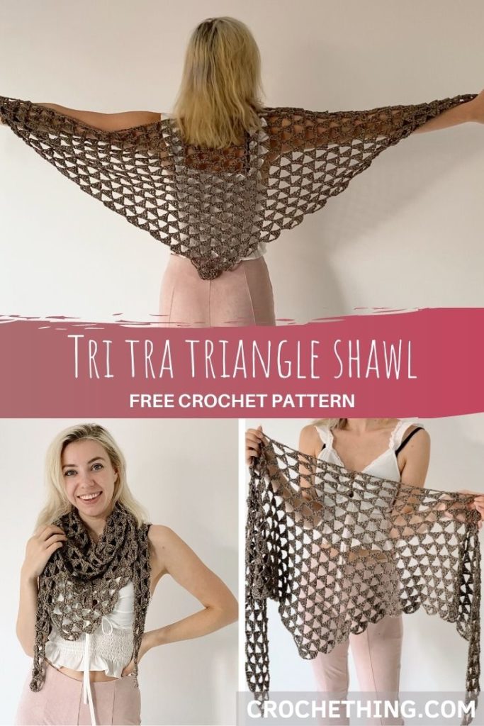 Tri Tra Triangle Shawl Pin Crochething
