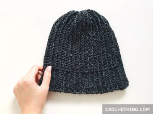 Easy Peasy Family Beanie - crochet unisex beanie free pattern